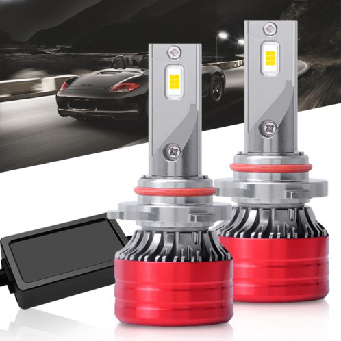 Lot de 2 ampoules LED pour phares de voiture 9005, 25 W, 2500 lm, 6 000 K SH7302588-011